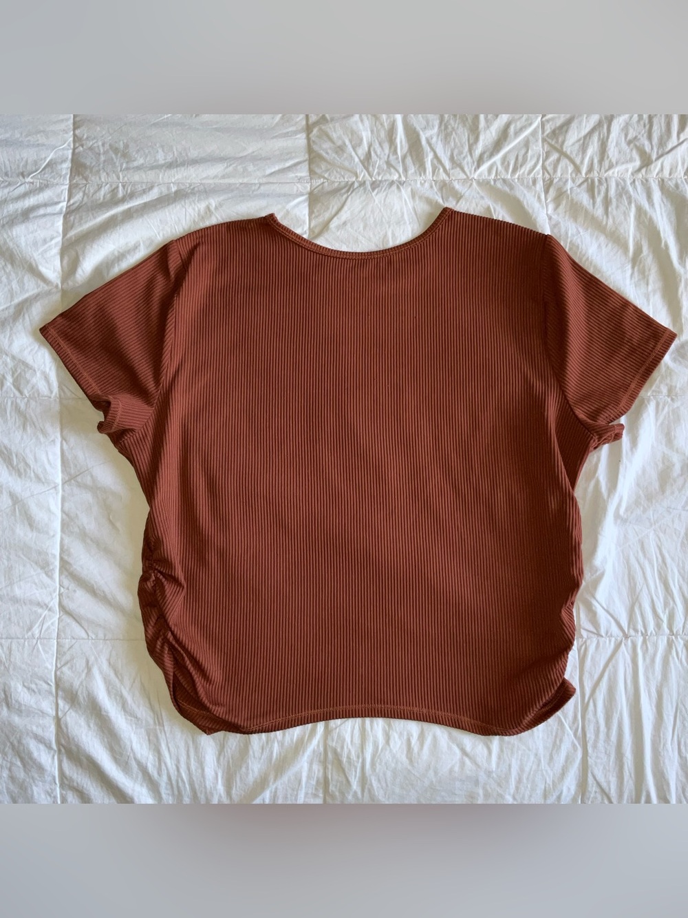 Hollister Cinched Ribbed Seamless Tee - Picture 3 of 5